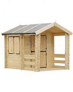 Игровой домик для детей из серии Oливия, базовый с верандой (Paremo, PS217-10)